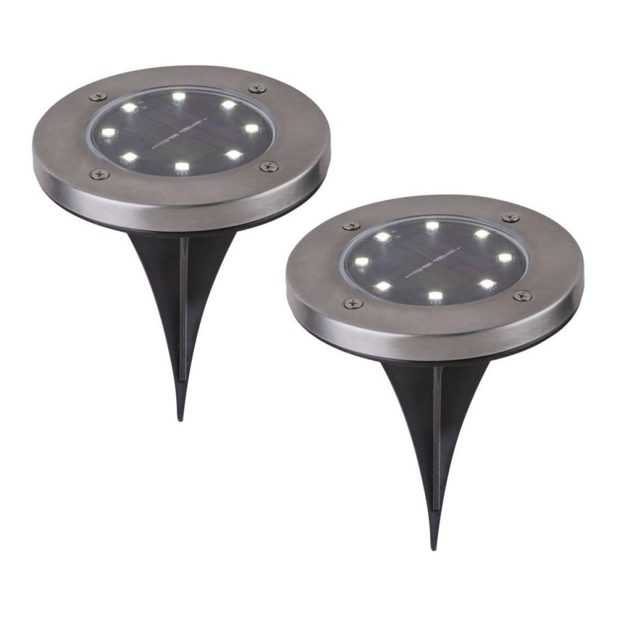 Globo - SET 2x LED Solar lamp LED/0,8W/3V IP44 300 mAh