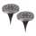 Globo - SET 2x LED Solar lamp LED/0,8W/3V IP44 300 mAh