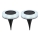 Globo - SET 2x LED Zonnelamp LED/0,8W/3V 3200K IP44