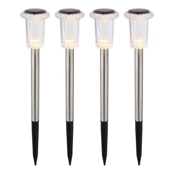 Globo - SET 4x LED Solar lamp LED/0,06W/1,2V IP44