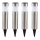 Globo - SET 4x LED Solar lamp LED/0,07W/3V IP44 600 mAh