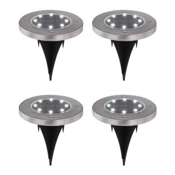 Globo - SET 4x LED Solar lamp LED/0,1W/3V IP44