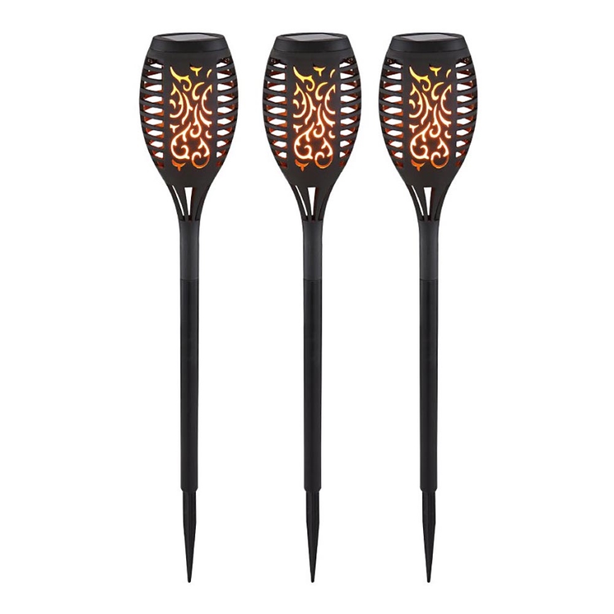 Globo - SET van 3x LED Zonne-energie lamp LED/0,1W/3V IP44 200 mAh