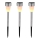 Globo - SET van 3x Solar lamp 3xLED/0,06W/1,2V IP44 200 mAh