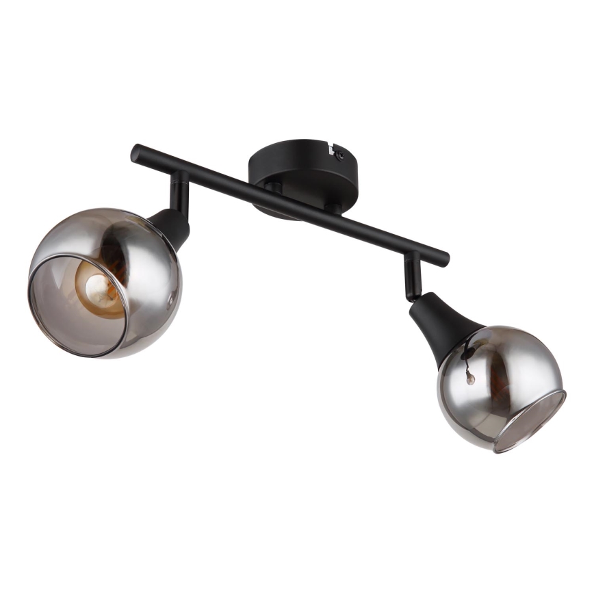 Globo - Spot 2xE14/40W/230V zwart