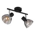 Globo - Spot 2xE14/40W/230V zwart