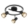 Globo - Spot  3xGU10/25W/230V zwart/goud