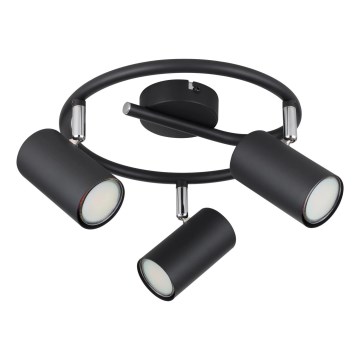 Globo - Spot 3xGU10/25W/230V zwart
