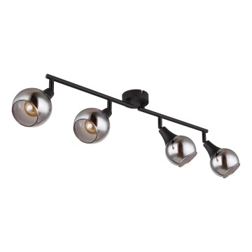 Globo - Spot 4xE14/40W/230V zwart