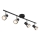 Globo - Spot  4xGU10/25W/230V zwart/zilver