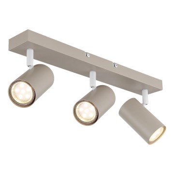 Globo - Spotarmatuur 3xGU10/35W/230V beige