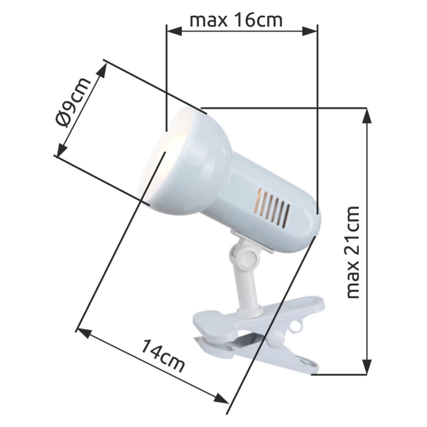 Globo - Tafellamp 1x E27 / 40W / 230V