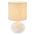 Globo - Tafellamp 1xE14/40W/230V beige/keramiek