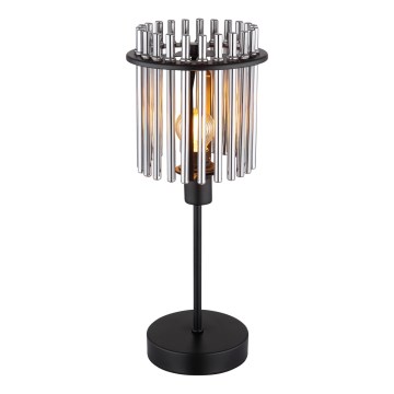 Globo - Tafellamp 1xE14/40W/230V diameter 15 cm zwart