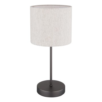 Globo - Tafellamp 1xE27/25W/230V zwart/beige