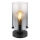 Globo - Tafellamp 1xE27/40W/230V diameter 12,5 cm zwart