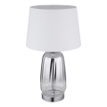 Globo - Tafellamp 1xE27/40W/230V wit/zilver
