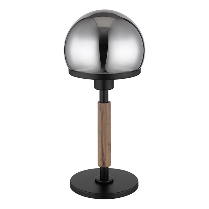 Globo - Tafellamp 1xE27/40W/230V zwart/bruin