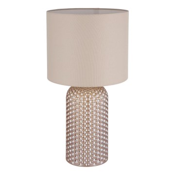 Globo - Tafellamp 1xE27/60W/230V beige