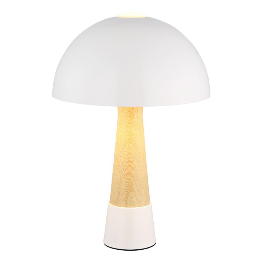 Globo - Tafellamp 1xE27ILLU/40W/230V wit