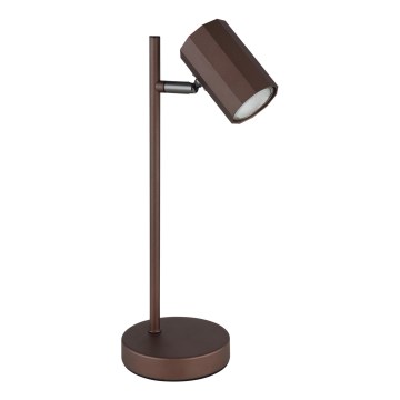 Globo - Tafellamp 1xGU10/5W/230V bruin