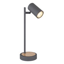 Globo - Tafellamp 1xGU10/5W/230V grijs/bruin