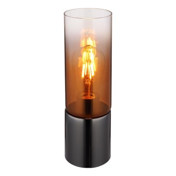 Globo - Touch tafellamp 1xE27/25W/230V diameter 9 cm zwart/koper