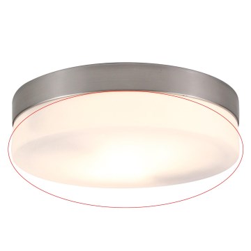 Globo - Vervangend glas voor plafondlamp OPAL E27 Ø 23,5 cm