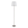 Globo - Vloerlamp 1xE27/40W/230V wit/mat chroom