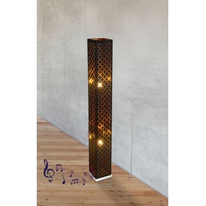 Globo - Vloerlamp met luidspreker 2xE27 / 40W / 230V