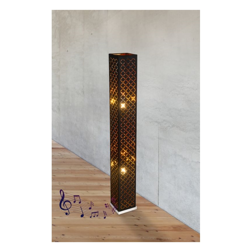 Globo - Vloerlamp met luidspreker 2xE27 / 40W / 230V