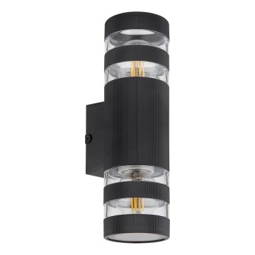 Globo - Wandlamp 2xE27/10W/230V zwart