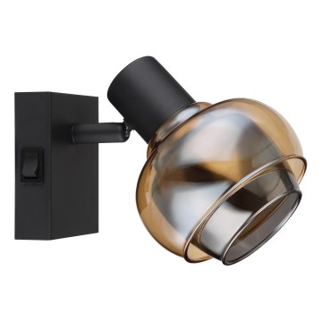 Globo - Wandspot 1xE14/40W/230V zwart