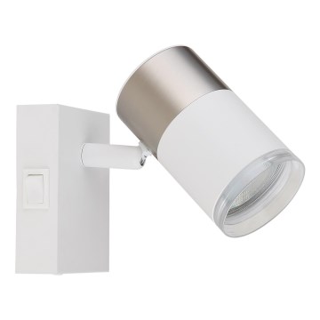Globo - Wandspot 1xGU10/25W/230V wit/mat chroom