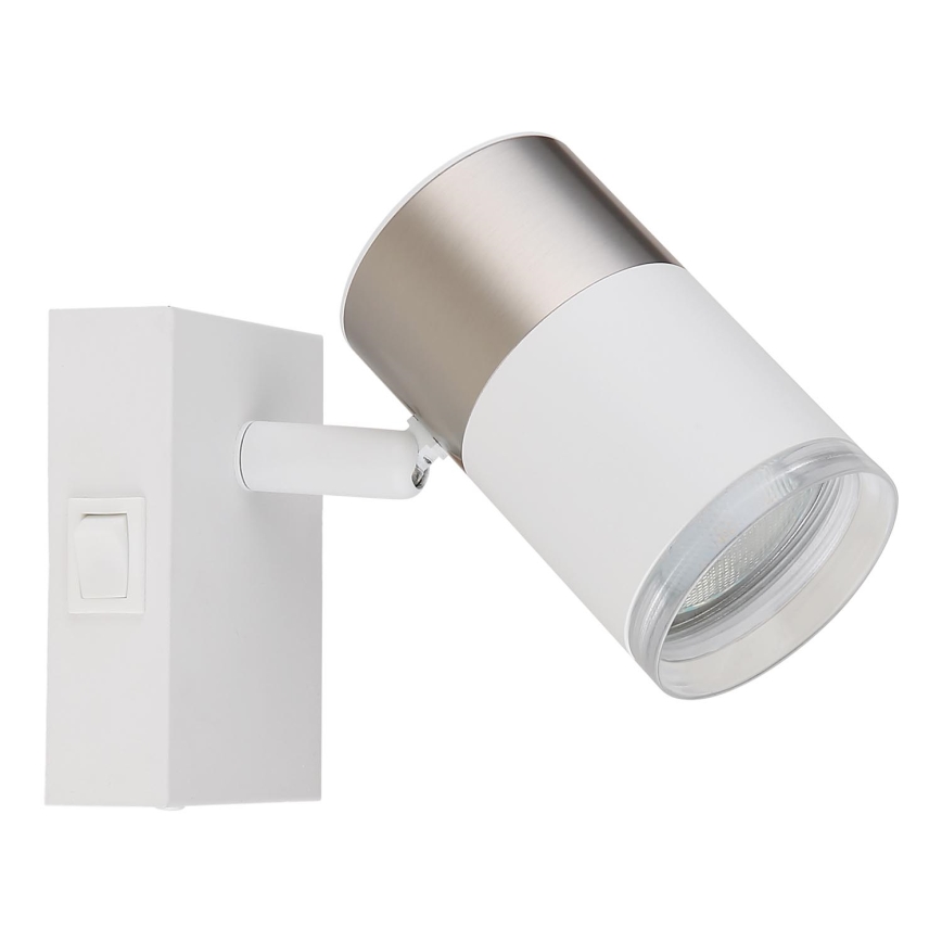 Globo - Wandspot 1xGU10/25W/230V wit/mat chroom