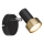 Globo - Wandspot 1xGU10/25W/230V zwart/goud