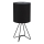 Globo - Zwarte tafellamp 1xE14/40W/230V