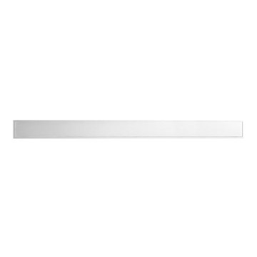 Gootrooster 89,5x2,3 cm roestvrij staal/zilverkleurig