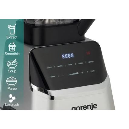 GORENJE BP1500DE - Tafelblender 2 l 1500W/230V roestvrij staal/zwart