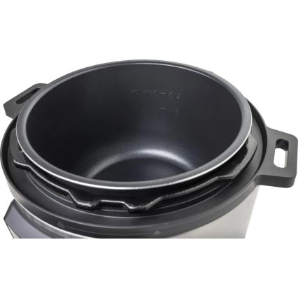 GORENJE GMC6SBK - Multifunctionele elektrische kookpan 6 l 8-in-1 1000W/230V roestvrij staal