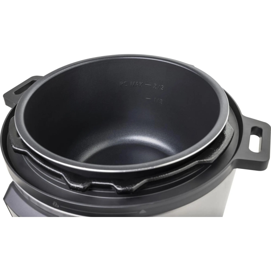 GORENJE GMC6SBK - Multifunctionele elektrische kookpan 6 l 8-in-1 1000W/230V roestvrij staal