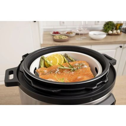 GORENJE GMC6SBK - Multifunctionele elektrische kookpan 6 l 8-in-1 1000W/230V roestvrij staal