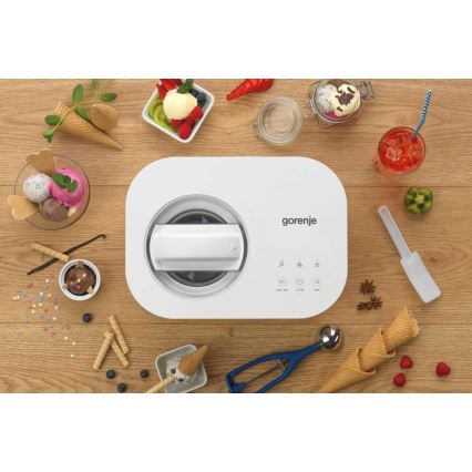 GORENJE ICM10W - Ijsmachine 100W/230V, wit