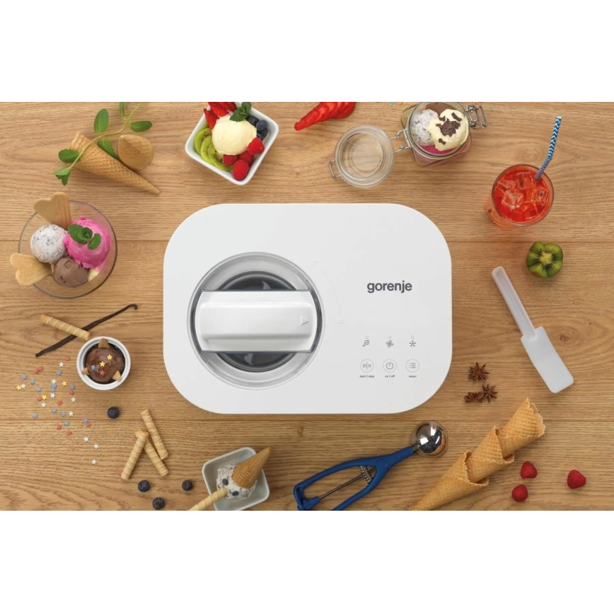 GORENJE ICM10W - Ijsmachine 100W/230V, wit