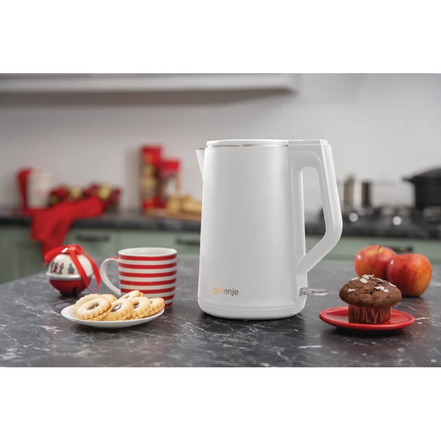 GORENJE K15DWW - Snelle waterkoker 1,5 l 2200W/230V wit