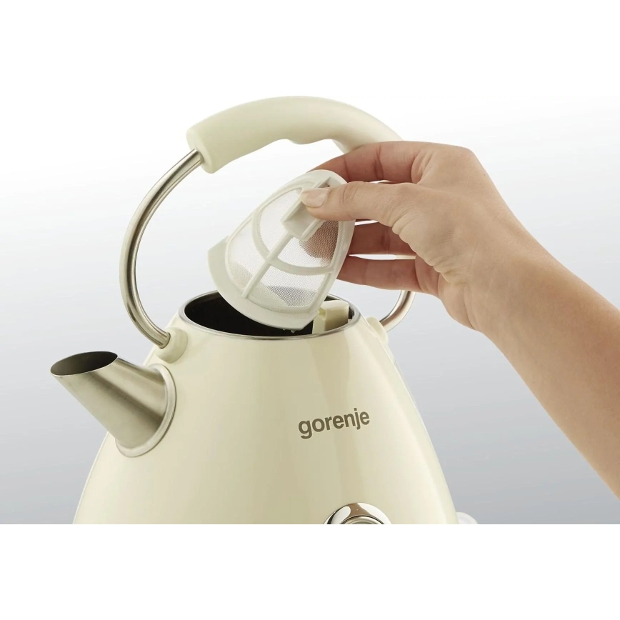 GORENJE K17CLI - Elektrische waterkoker 1,7 l 2200 W/230 V beige