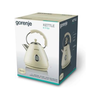 GORENJE K17CLI - Elektrische waterkoker 1,7 l 2200 W/230 V beige