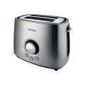 GORENJE T1000E - Broodrooster met twee sleuven en opzetrooster 1000W/230V RVS