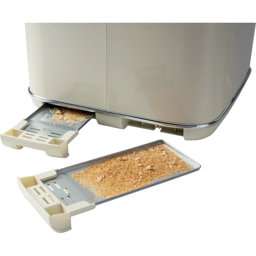 GORENJE T2300CLIN - Broodrooster met 4 sleuven, 1150W/230V, beige