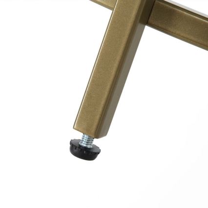 Gouden bijzettafel LYRA